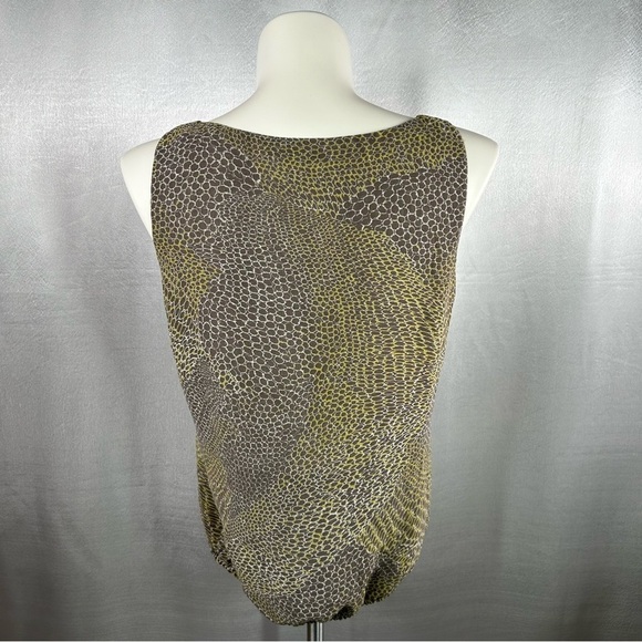 Banana Republic Brown Green Animal Print Tank Top - Picture 7 of 7